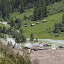 Blatten- 29 mai 2025 - Eboulement qui a enseveli le village de Blatten.